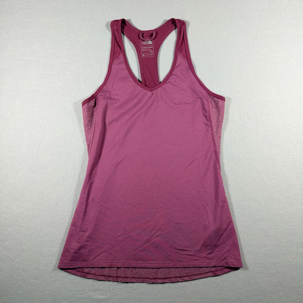 North Face FlashDry Women’s Tank Top Size S Maroon Racerback Athletic